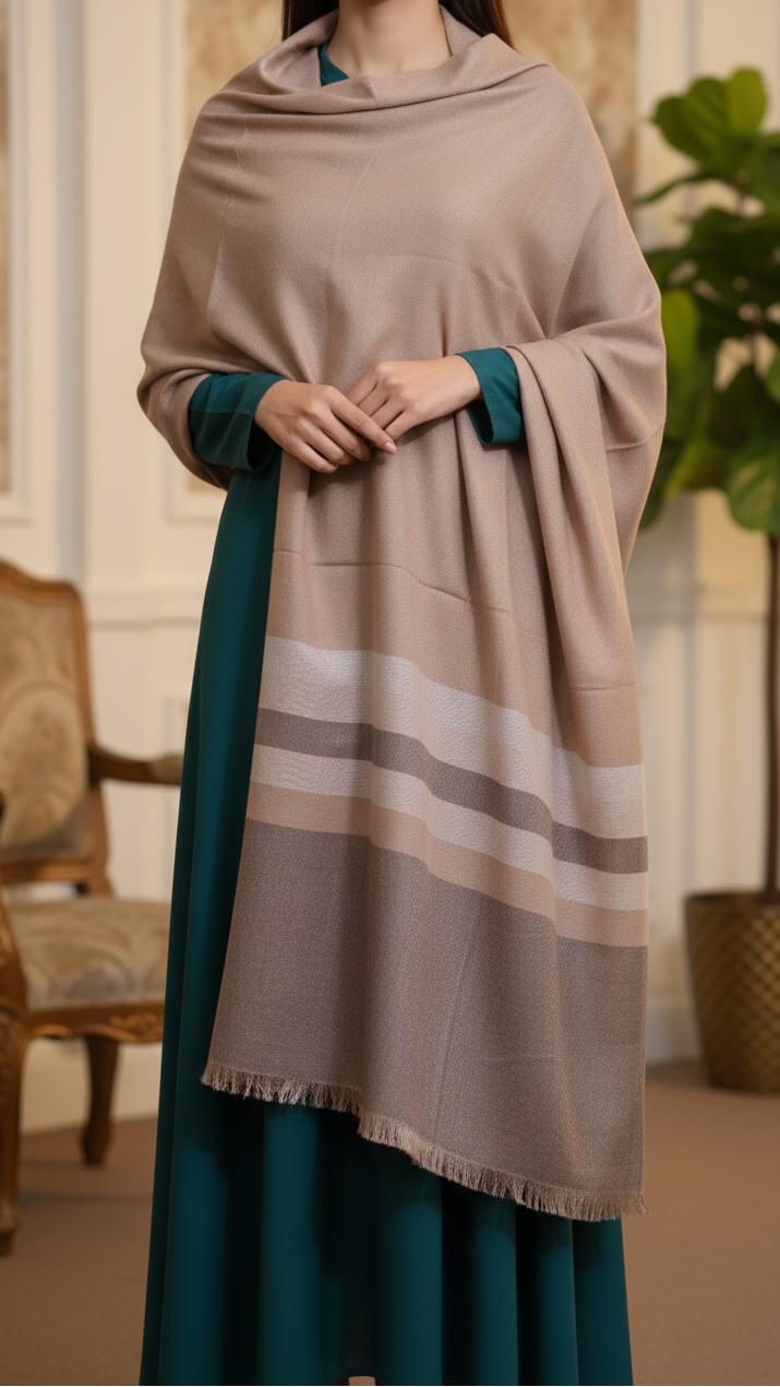 Brown Winter Shawl PW5700