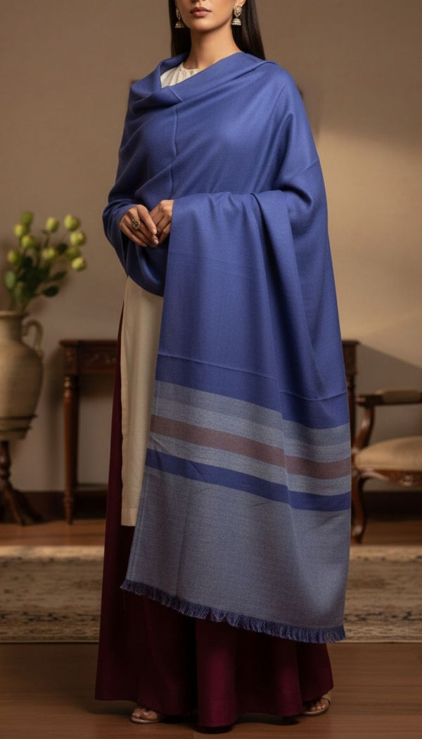 Blue Winter Shawl PW5702