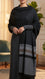 Black Winter Shawl PW5704