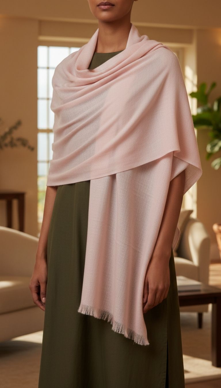 Pink Winter Shawl PW5708