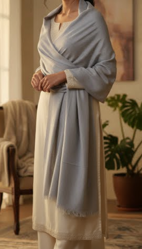 Grey Winter Shawl PW5710