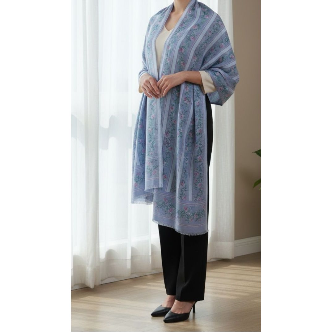 Grey Winter Shawl PW5721