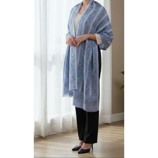 Grey Winter Shawl PW5721