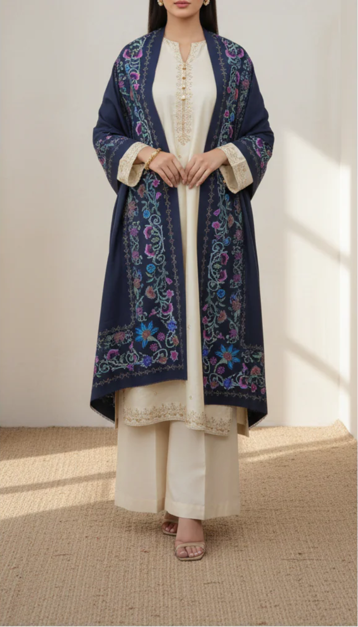 Black Winter Shawl PW5728