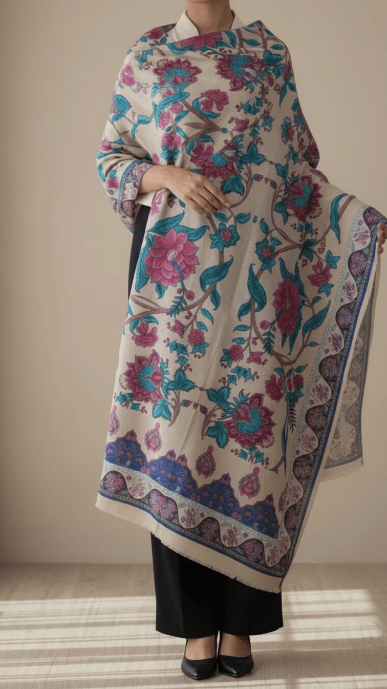 Yellow Winter Shawl PW5730