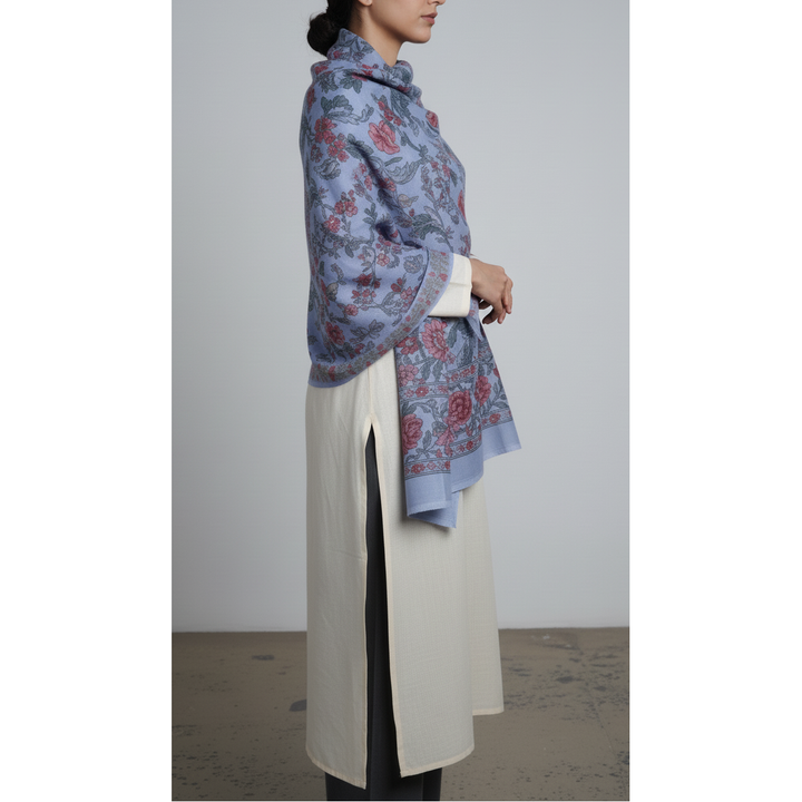 Grey Winter Shawl PW5732