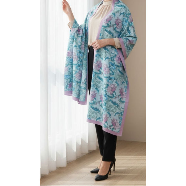 Green Winter Shawl PW5736