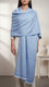 Sky Blue Winter Stole PW5739