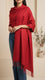 Red Winter Stole PW5740