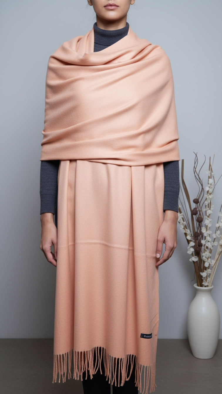 Orange Winter Stole PW5740