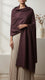 Maroon Winter Stole PW5742