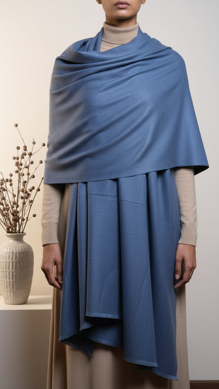 Navy Winter Stole PW5742