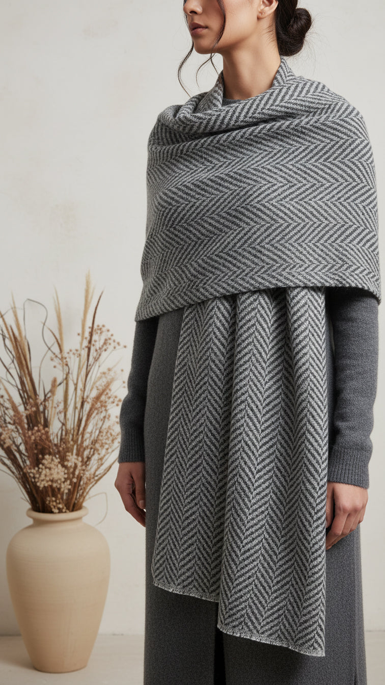 Black Winter Stole PW5743