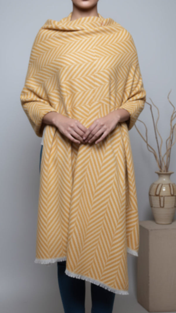 Mustard Winter Stole PW5743