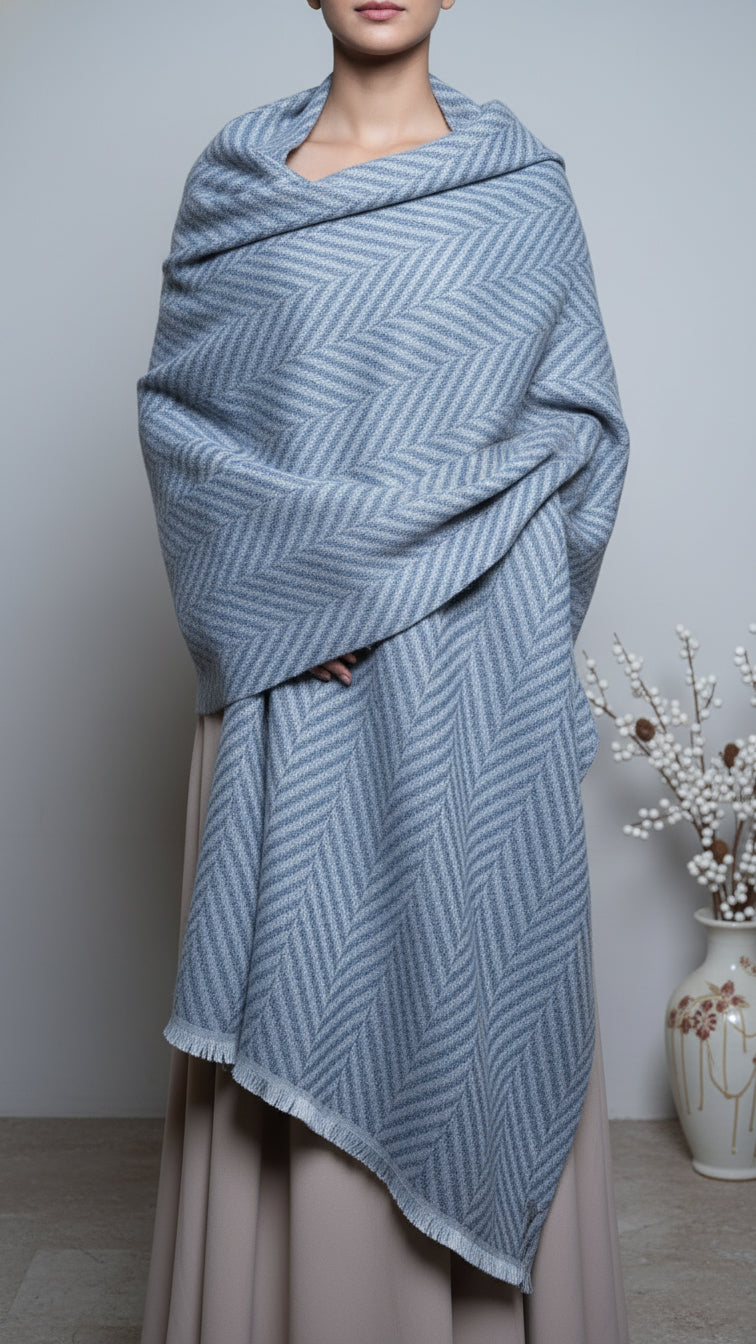 Grey Winter Stole PW5743