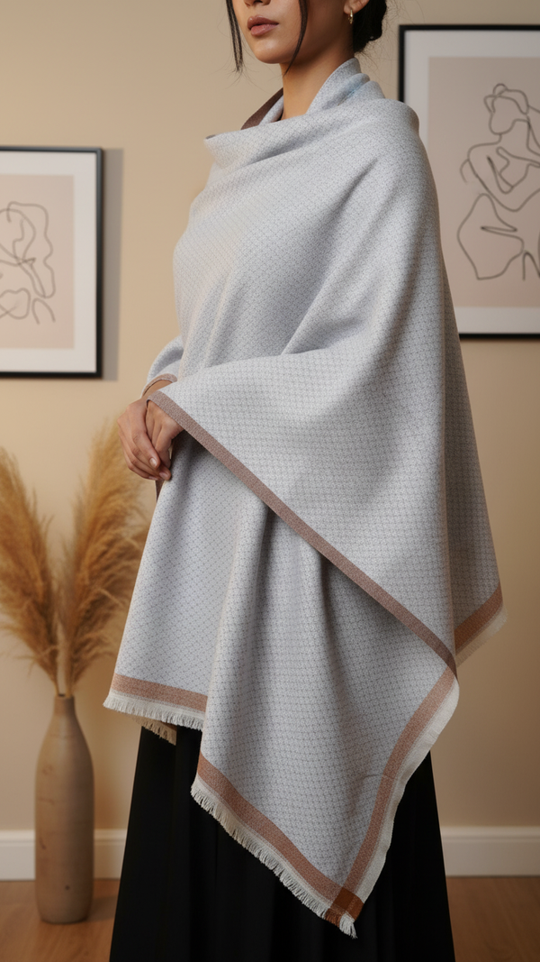 Silver Winter Stole PW5748