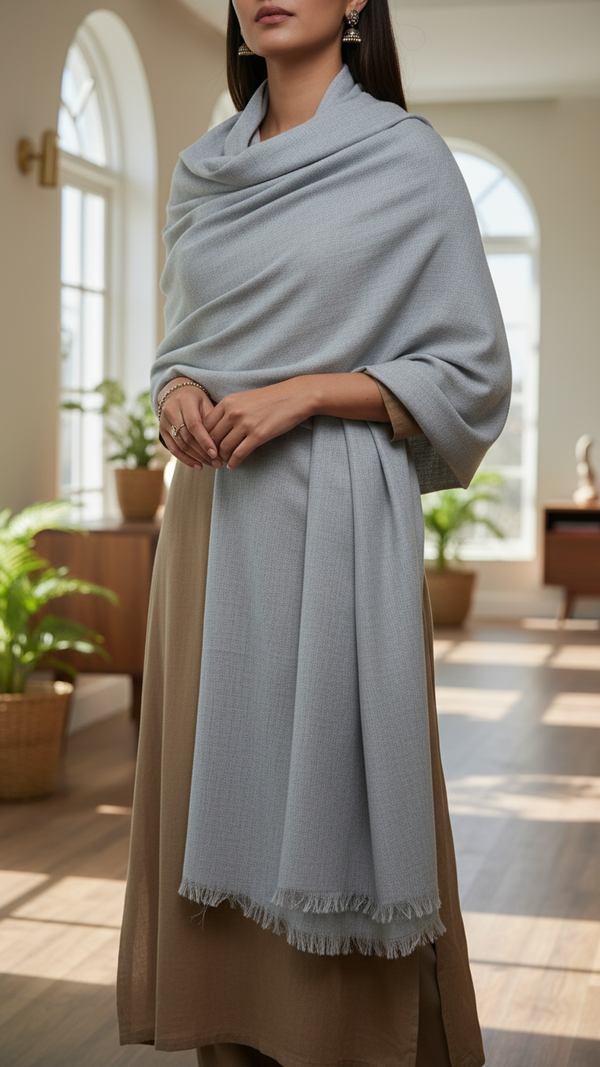 Grey Winter Stole PW5752