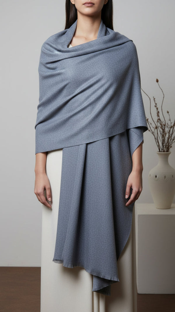 Dk Grey Winter Stole PW5752