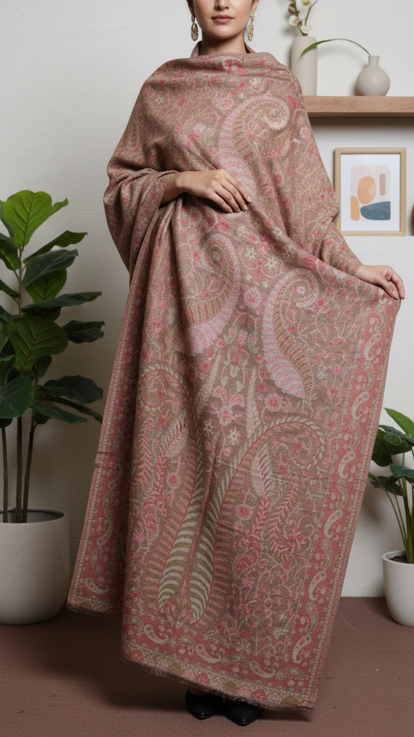 Brown Winter Stole PW5753