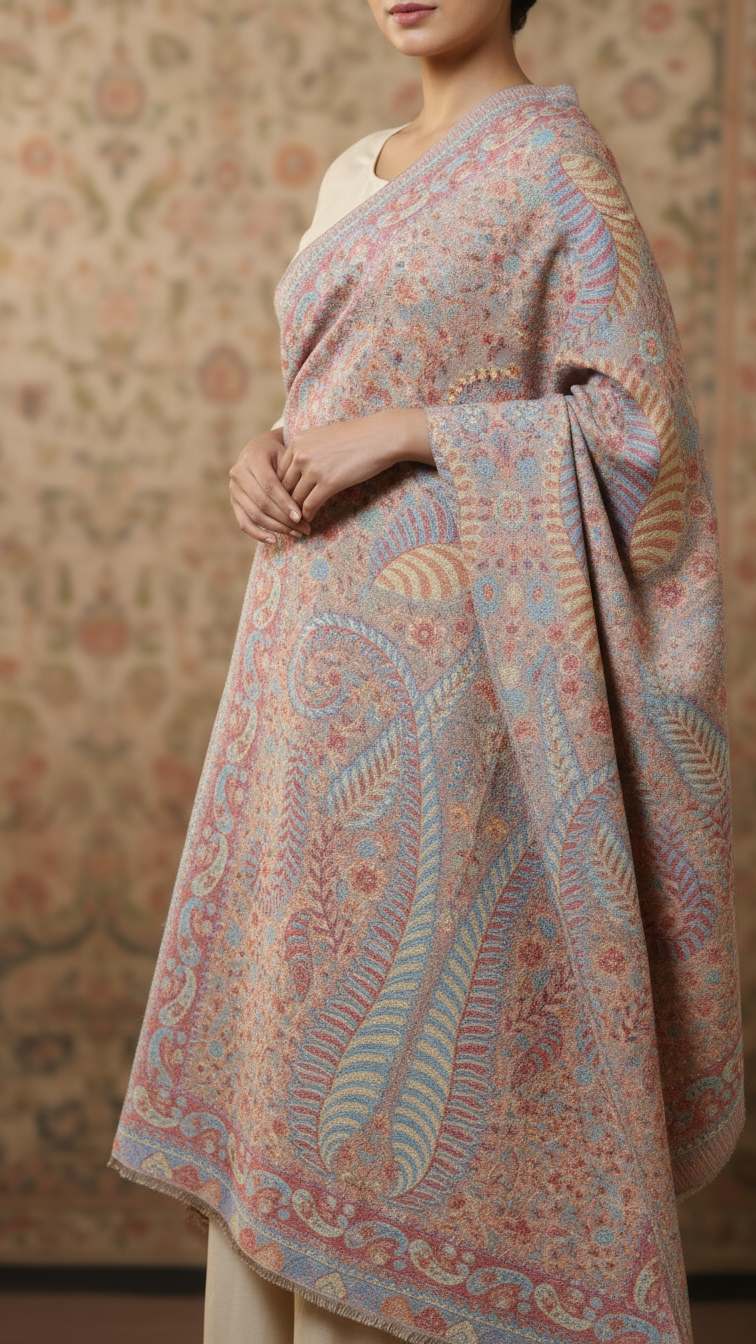 Tan Winter Stole PW5753