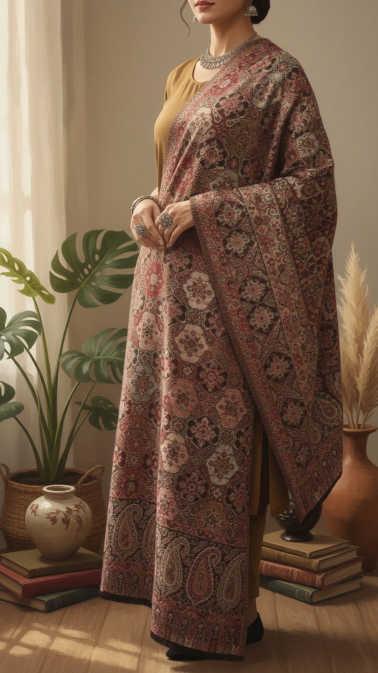 Black Winter Stole PW5754