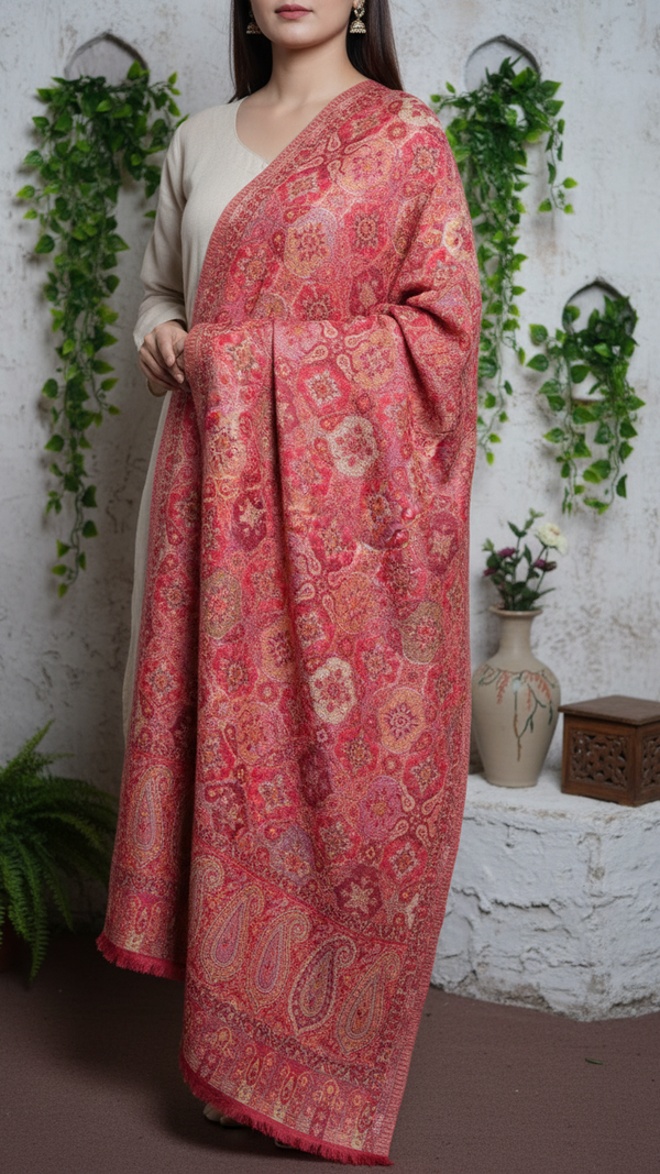 Red Winter Stole PW5754