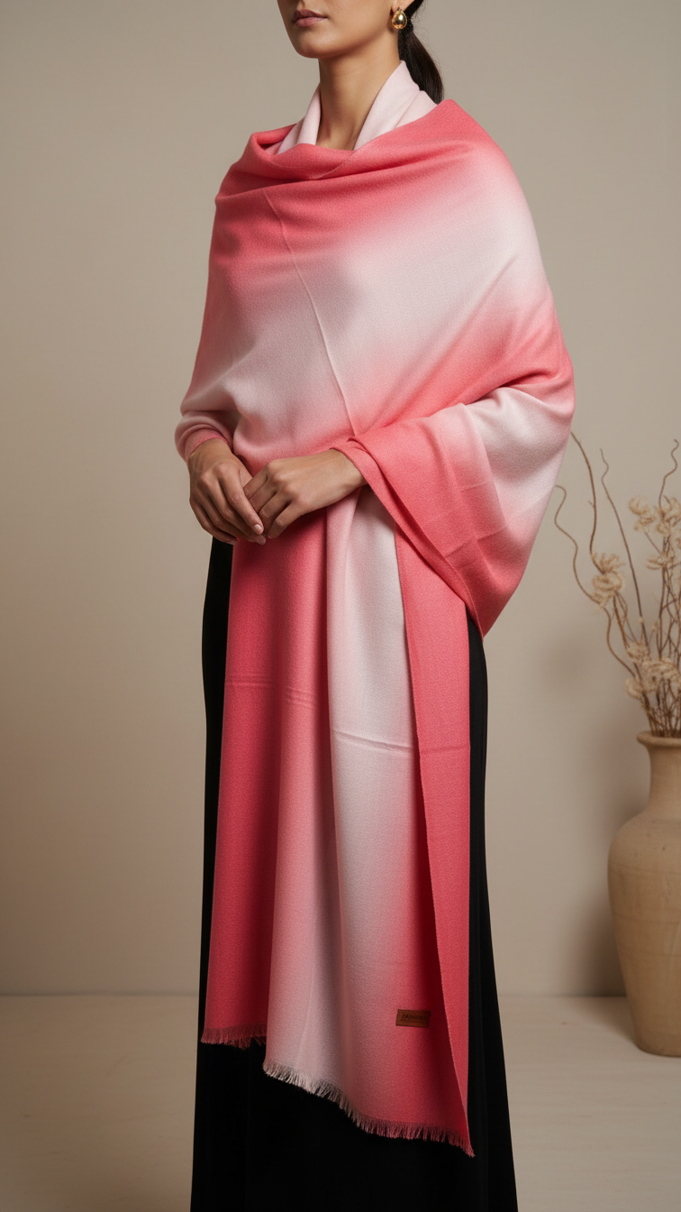 Orange Winter Stole PW5755