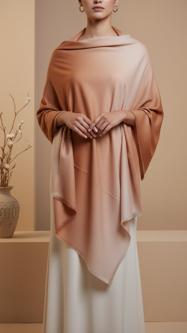 Beige Winter Stole PW5755
