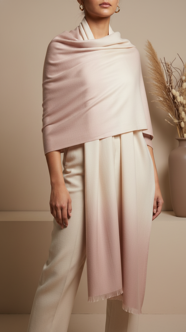 Off/White Winter Stole PW5755