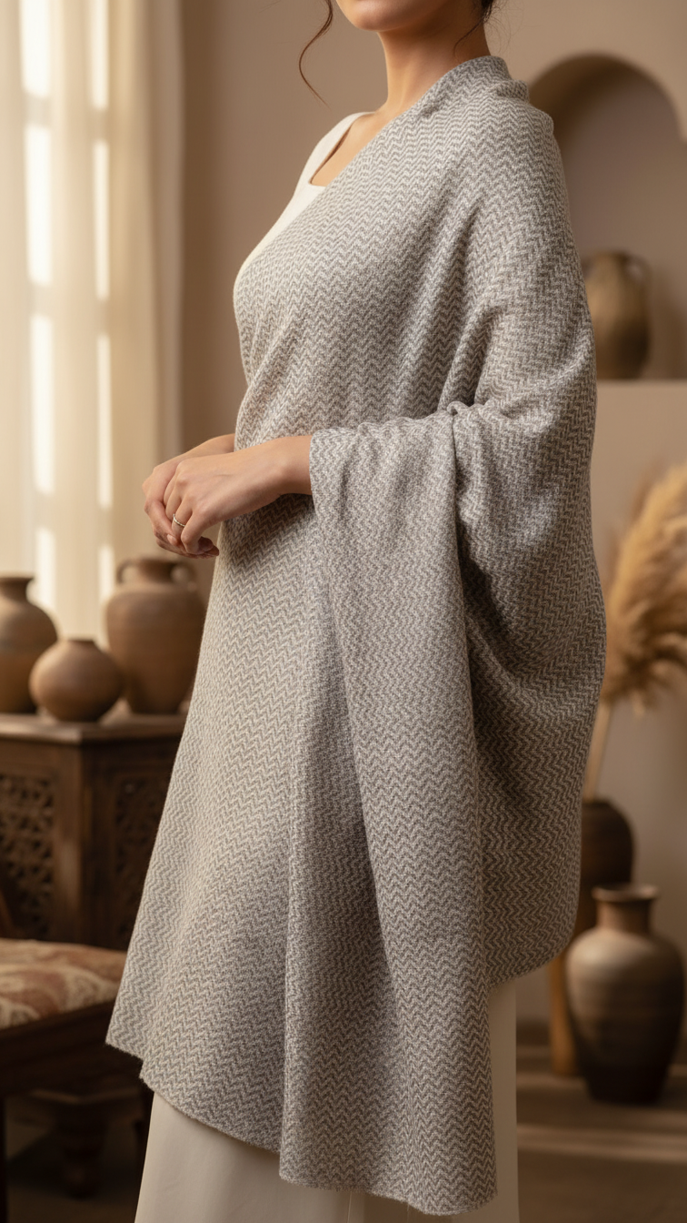 Tan Winter Stole PW5758