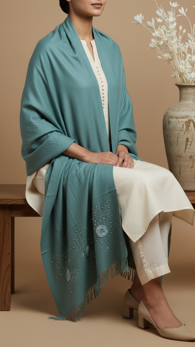 Grey Winter Stole PW5764