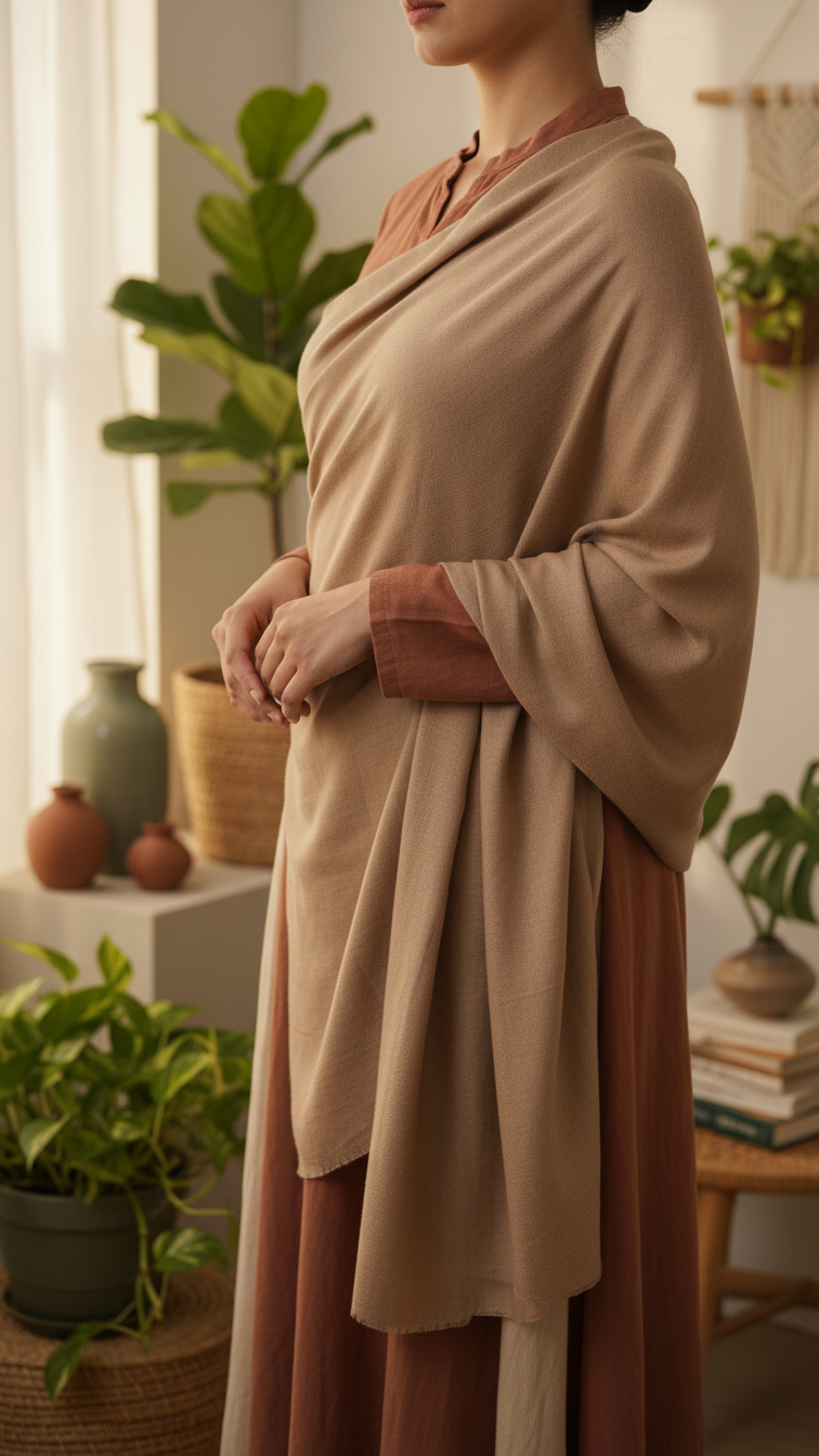 Brown Winter Stole PW5768