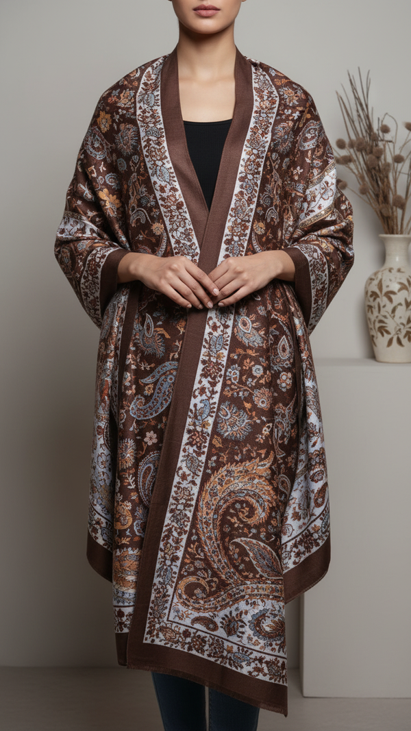 Brown Winter Stole PW5770