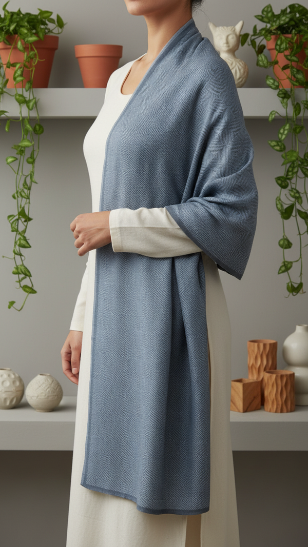 Grey Winter Stole PW5771