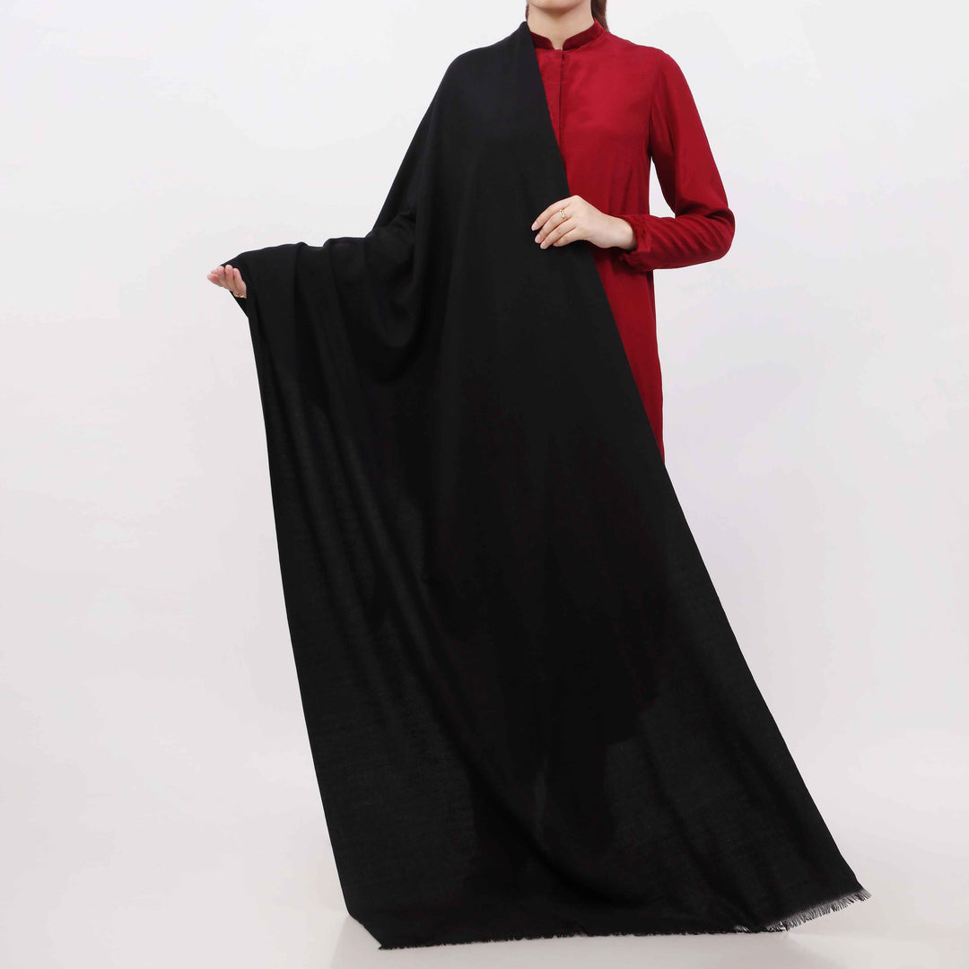 Black Soft Feel Stole PW5800