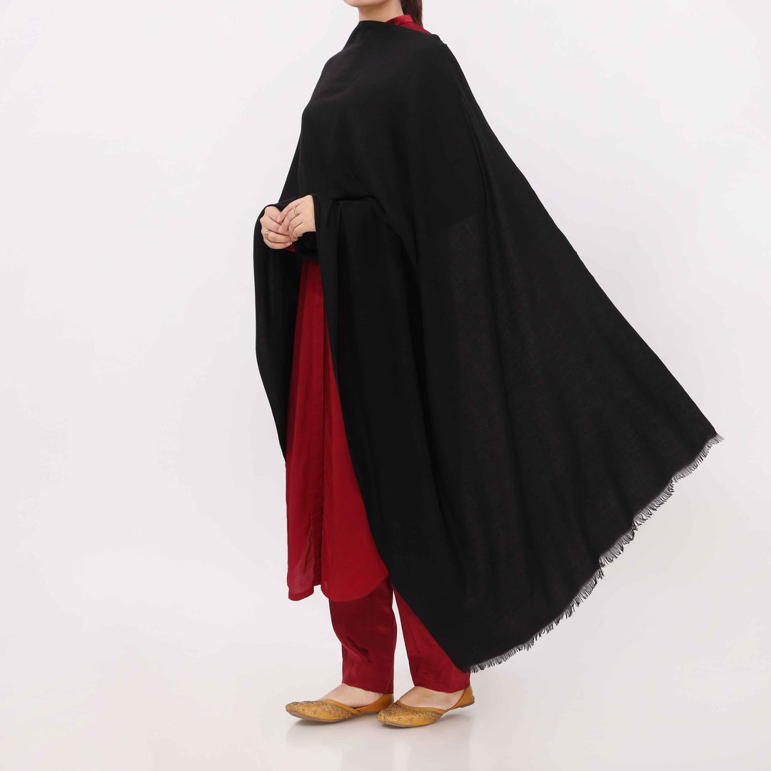 Black Soft Feel Stole PW5800