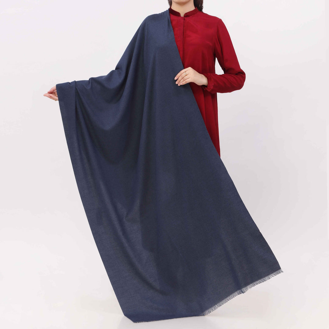 Navy Soft Feel Stole PW5802