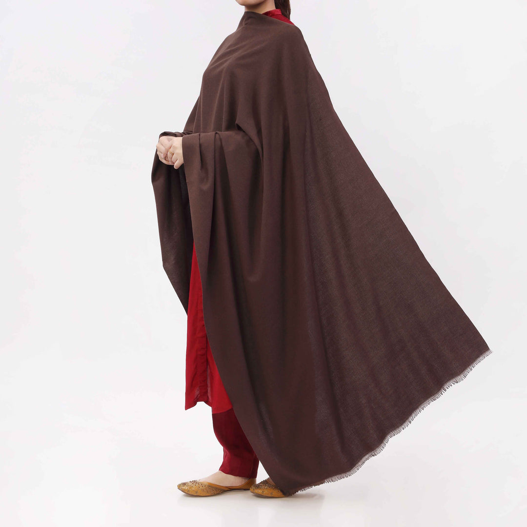 Brown Soft Feel Stole PW5803