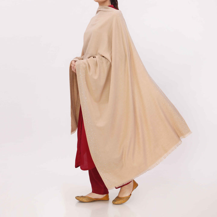 Beige Soft Feel Stole PW5804