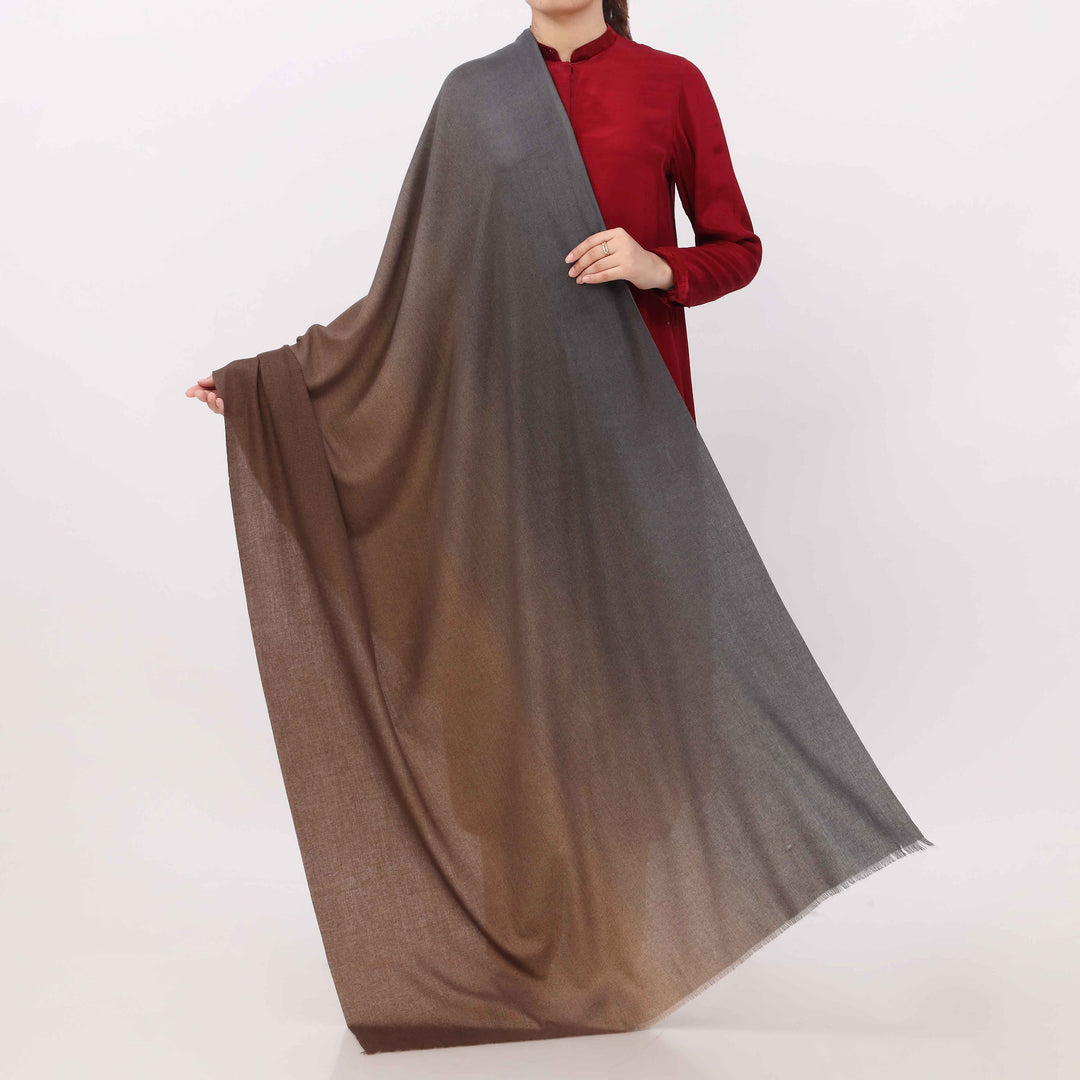 Grey Soft Feel Stole PW5809