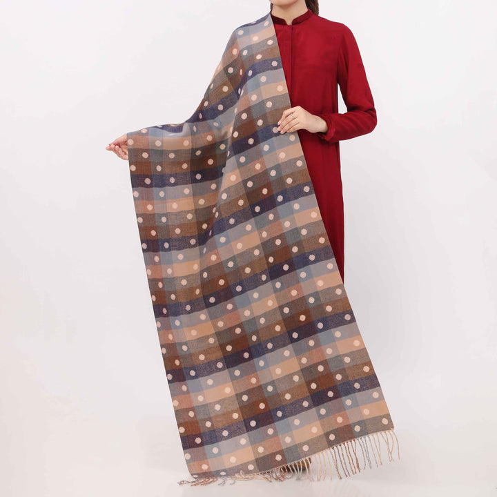 Brown Double Side Wearing Stole PW5810