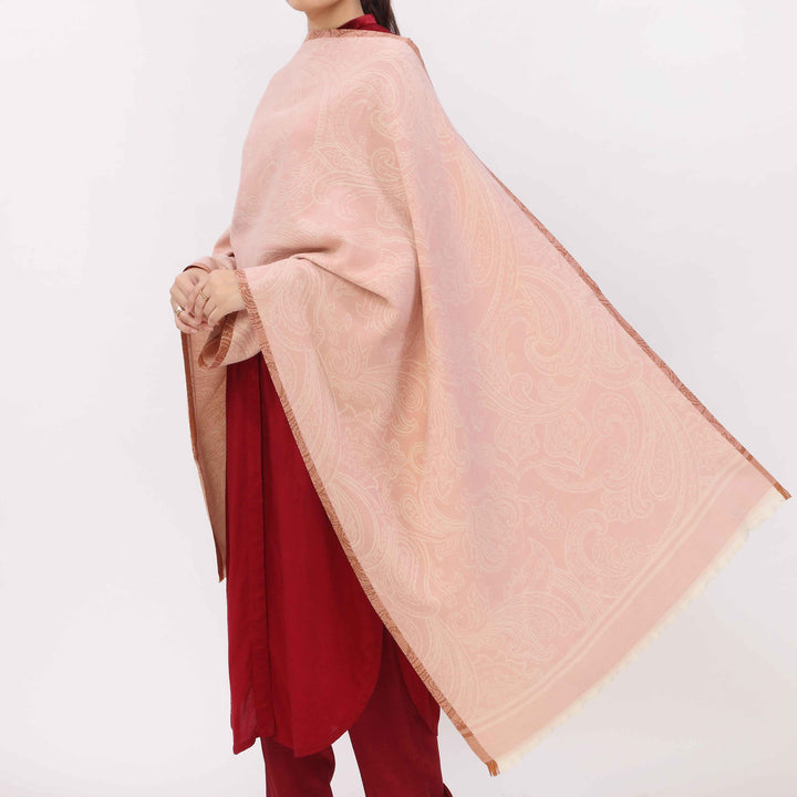 Pink Double Side Wearing Stole PW5812