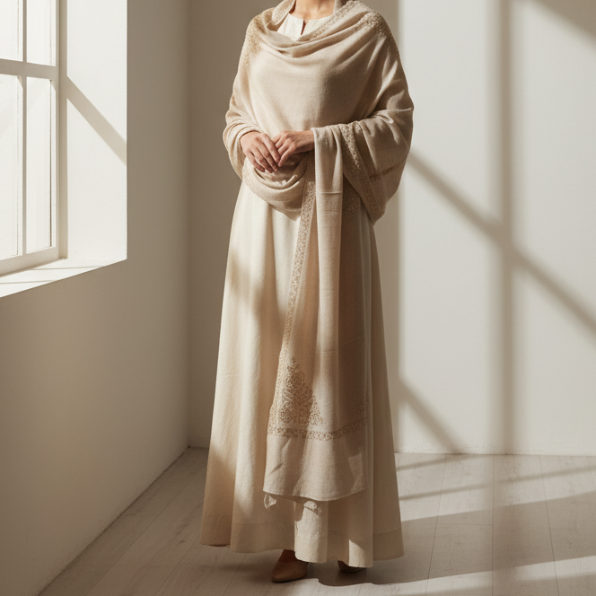 Fawn Winter Shawl PW5819