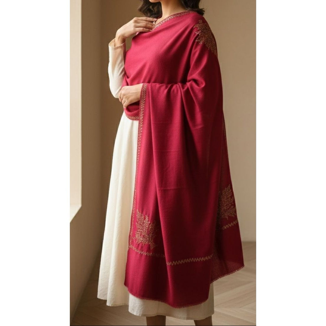 Maroon Winter Shawl PW5820