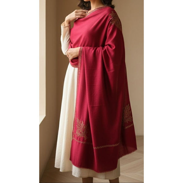 Maroon Winter Shawl PW5820