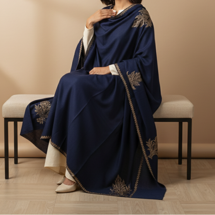 Blue Winter Shawl PW5821