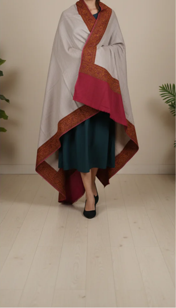 Beige Winter Shawl PW5848