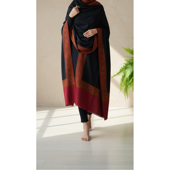 Black Winter Shawl PW5850