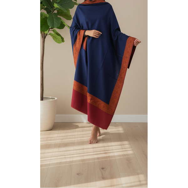 Blue Winter Shawl PW5851