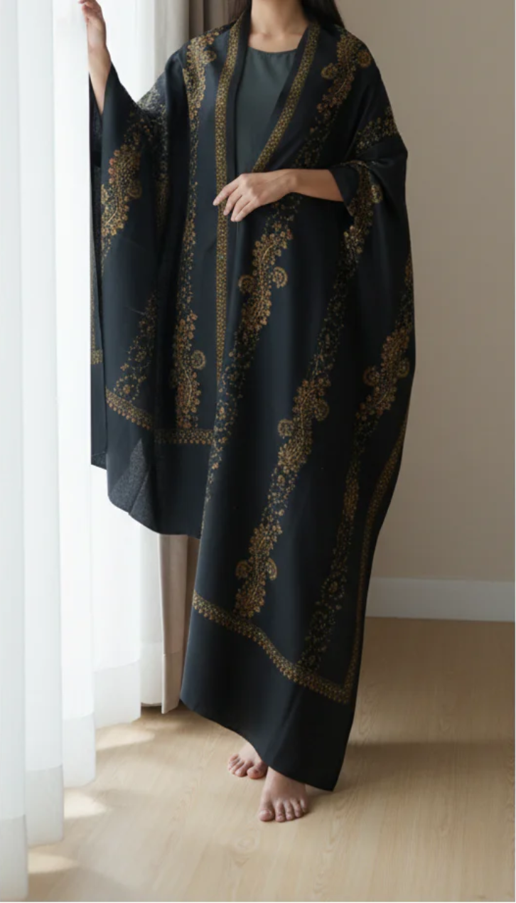 Black Winter Shawl PW5870